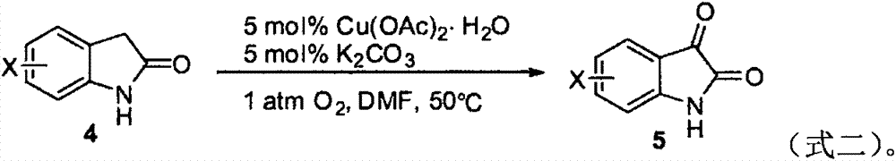 Preparation method of isatin derivatives