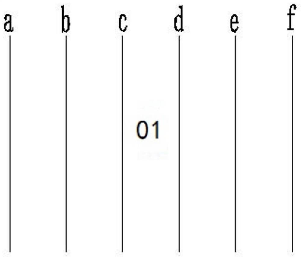 Flat wire conductor stator winding with two branches and motor