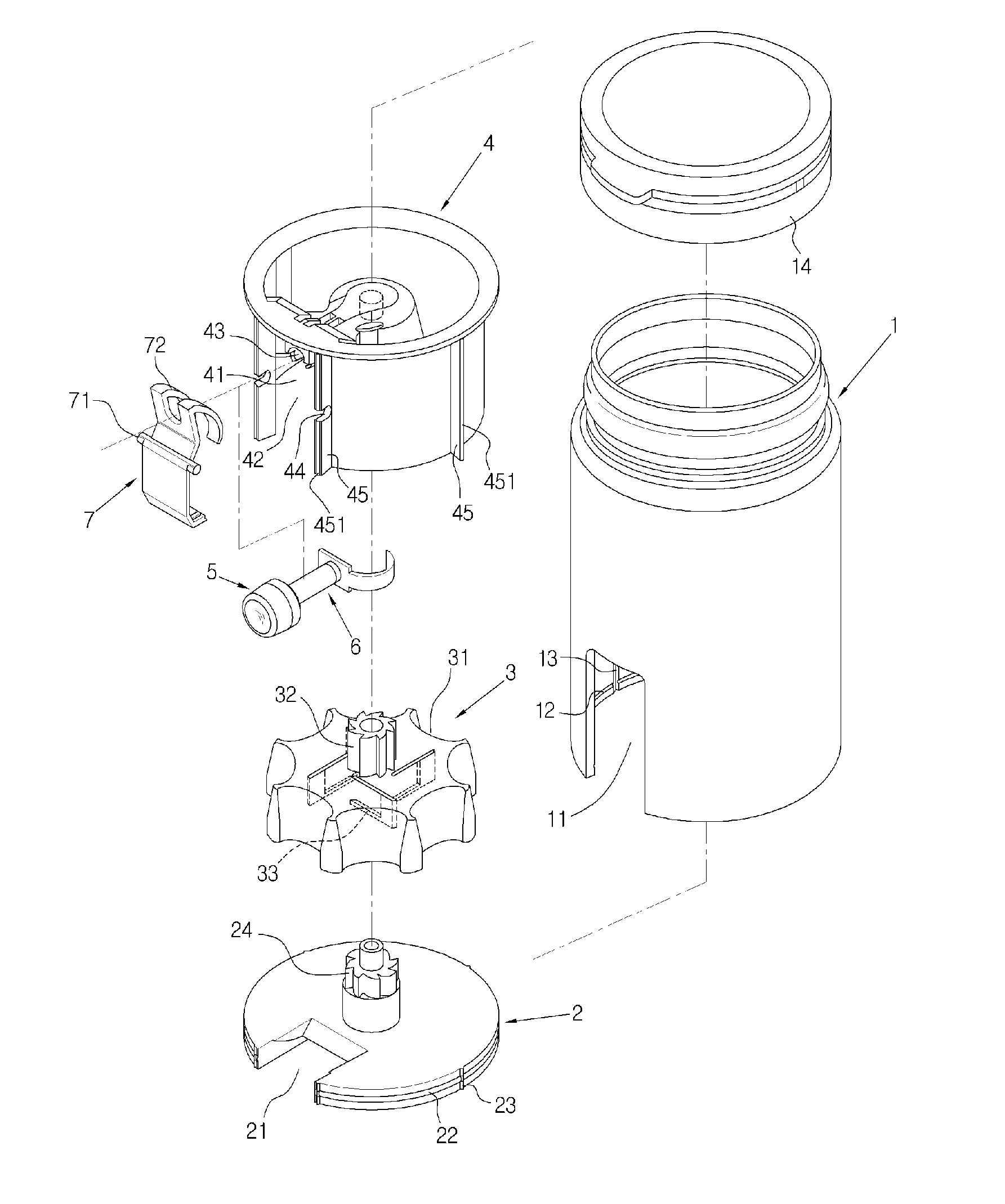 Dispenser for food or medicine