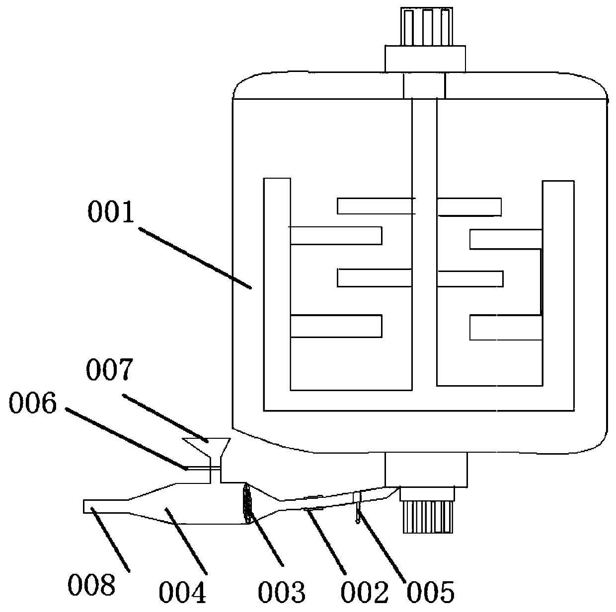 Method and device for preparing particle-containing cosmetics