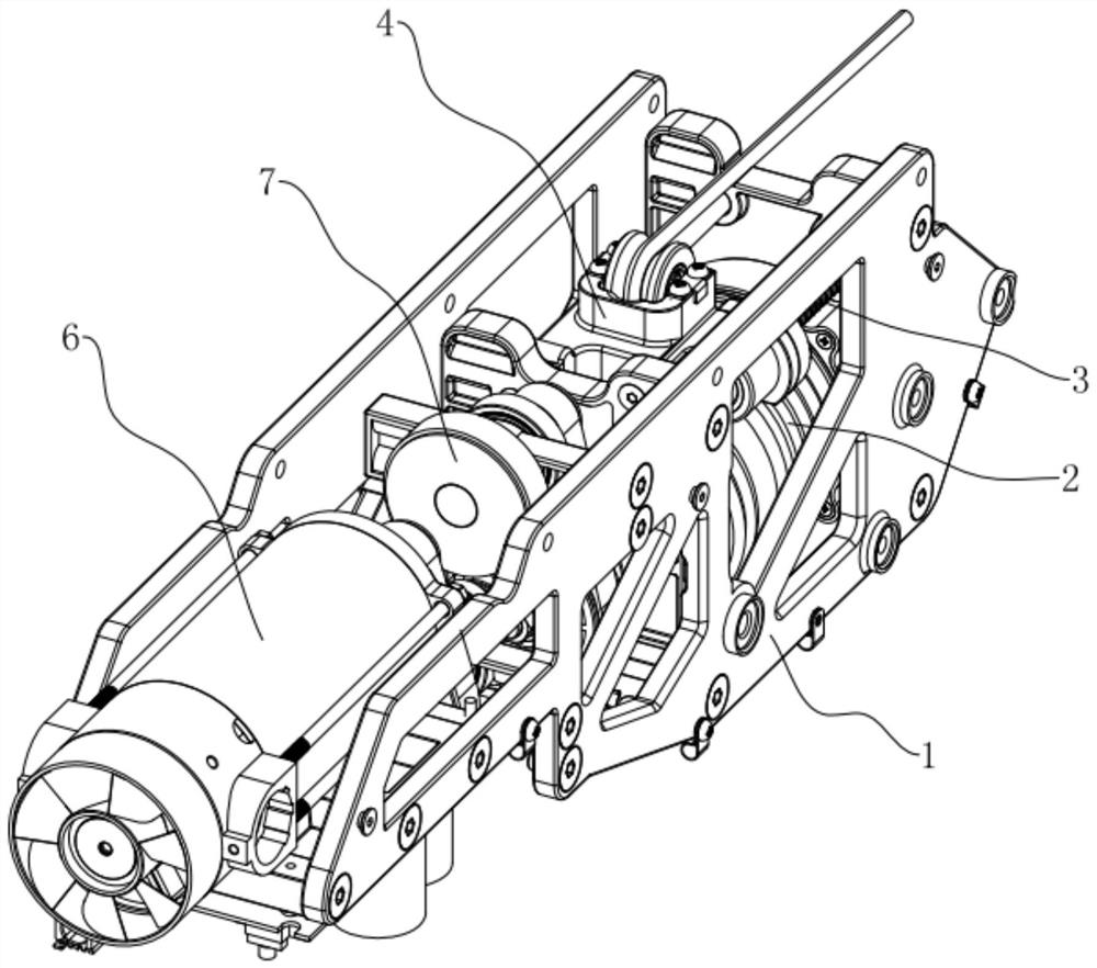 Machine core for rowing machine