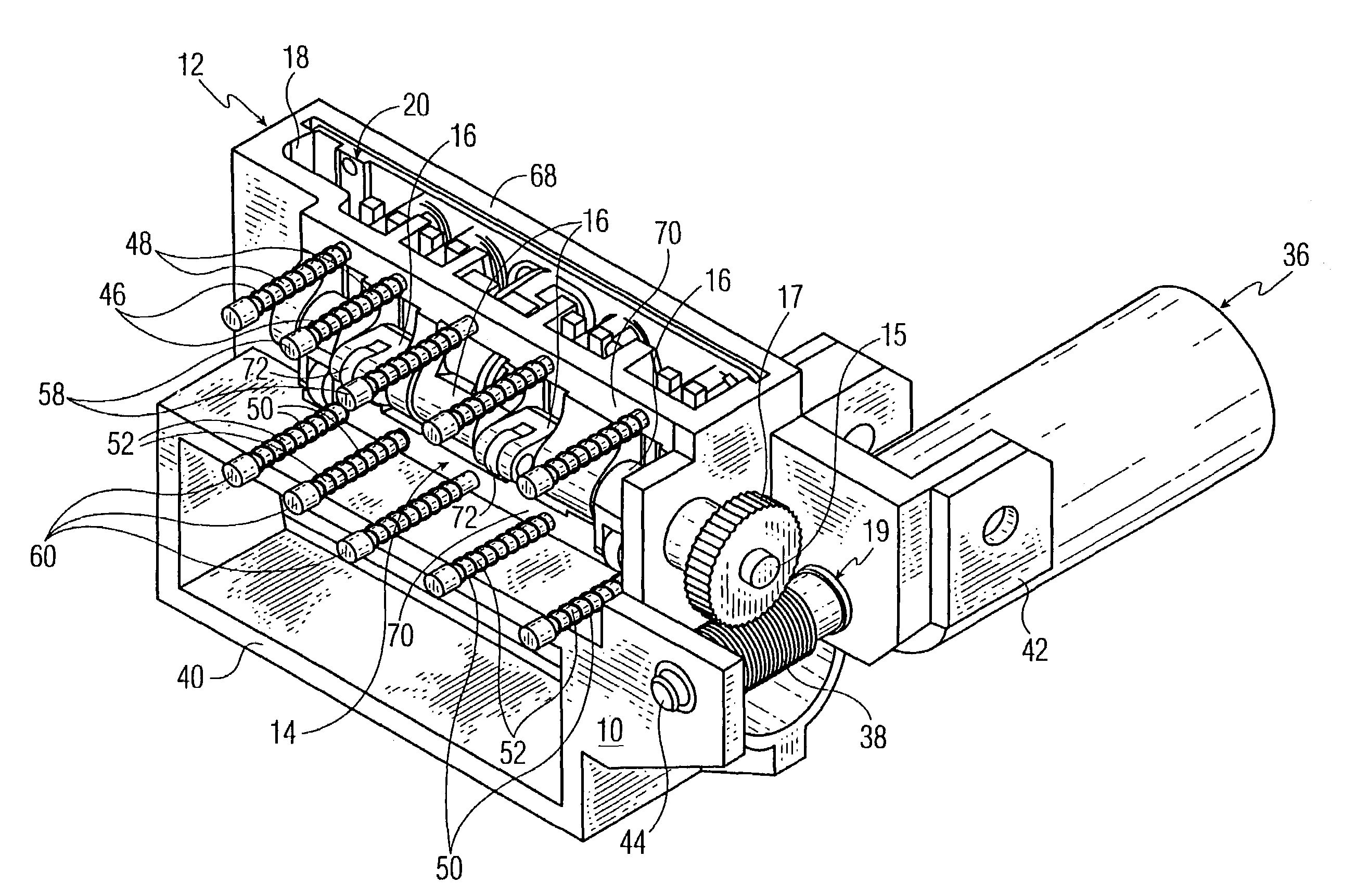 Automated ampoule breaking device