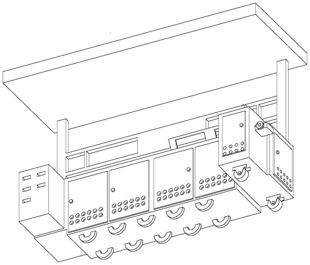 Moving mechanism and intelligent classification garbage kiosk based on same