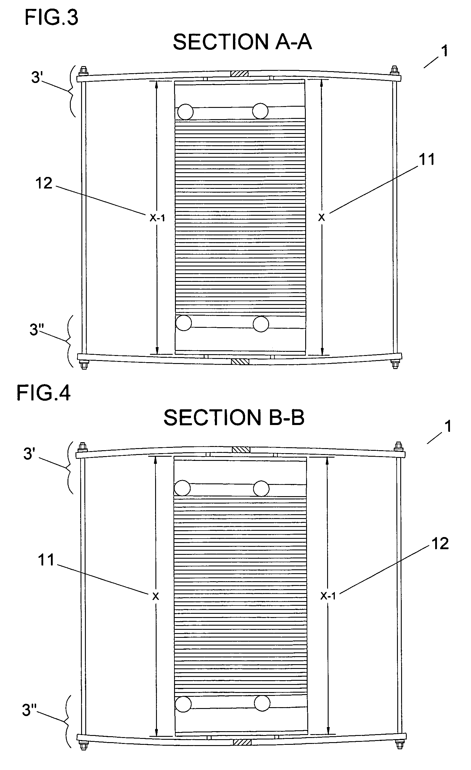 Fuel cell stack compression assembly