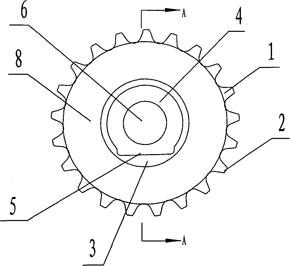 Powder metallurgy passenger car chain pulley and method for producing the same