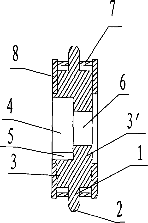 Powder metallurgy passenger car chain pulley and method for producing the same