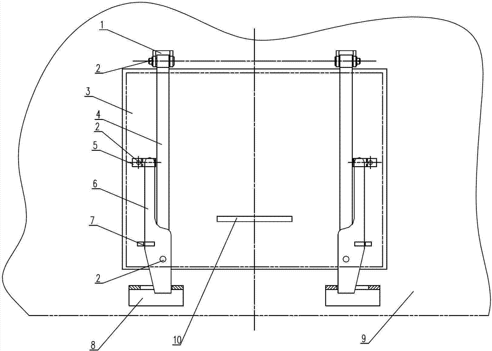 Railway wagon side door opening device