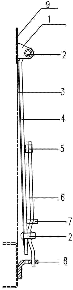 Railway wagon side door opening device