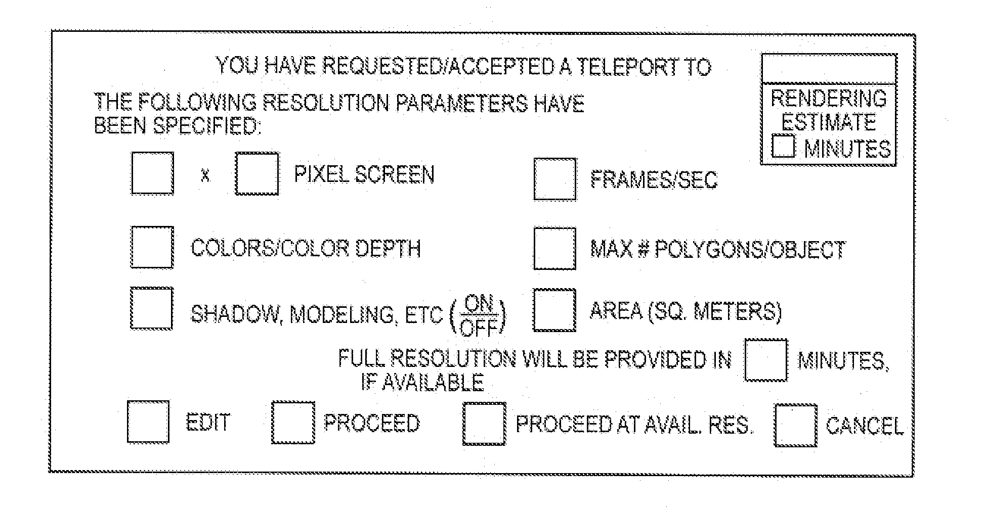 Teleport Preview Provisioning In Virtual Environments