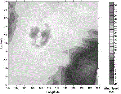 Method for typhoon monitoring and evaluation of monitoring precision based on multi-source satellite data