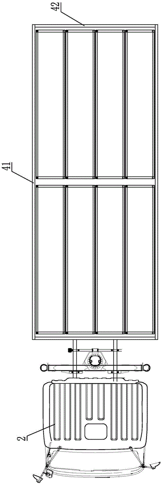 Automatic loading and unloading type special vehicle for beekeeping