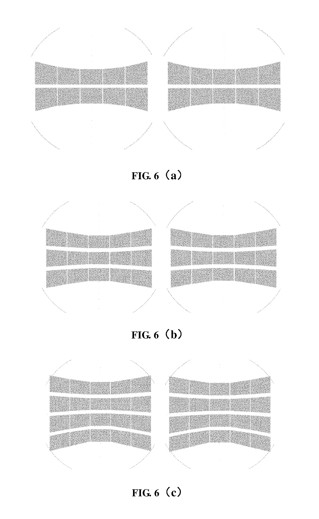 Wraparound interface layout method, content switching method under three-dimensional immersive environment, and list switching method