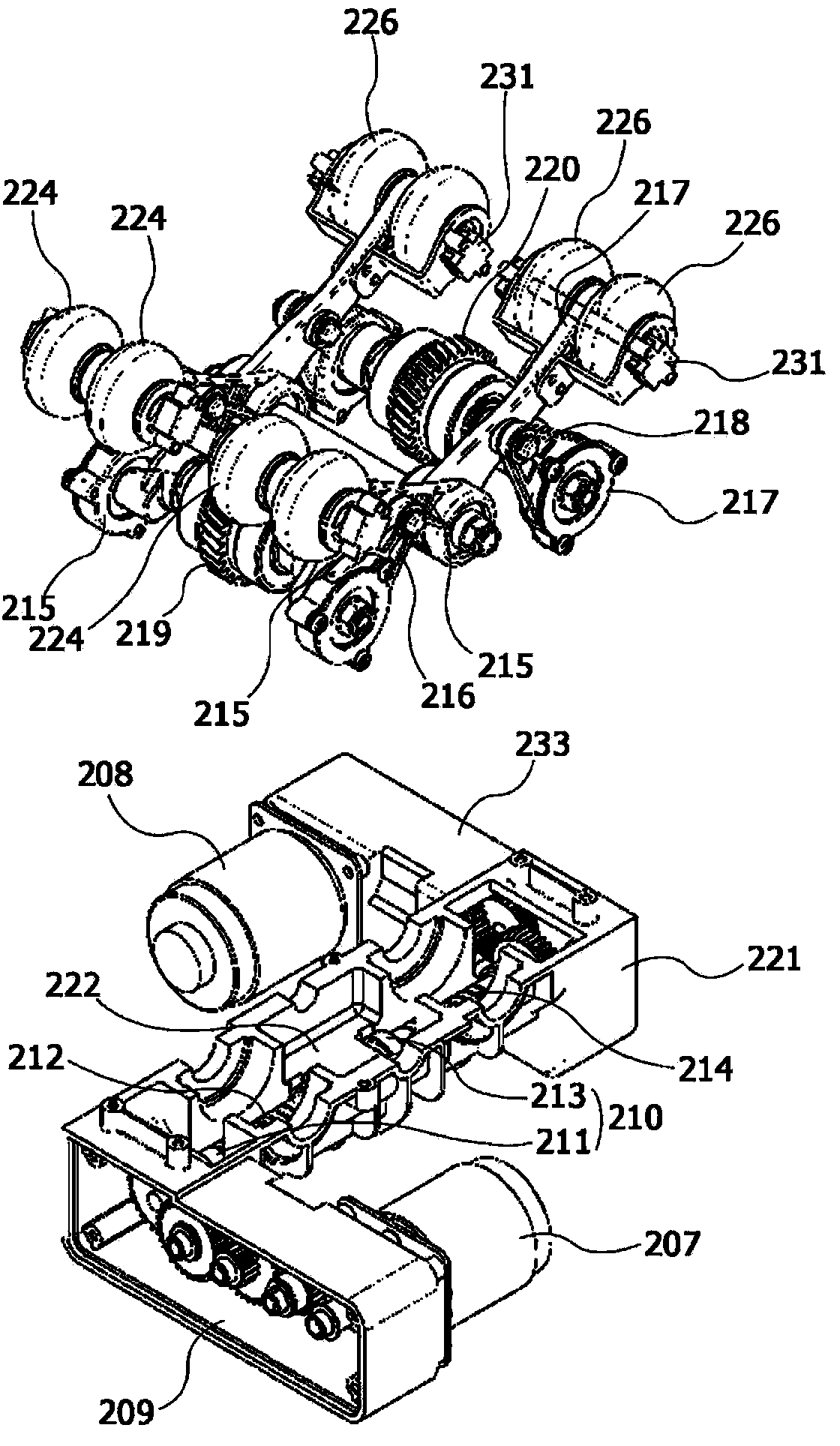 Vertical movement adjusting device for thermotherapy device