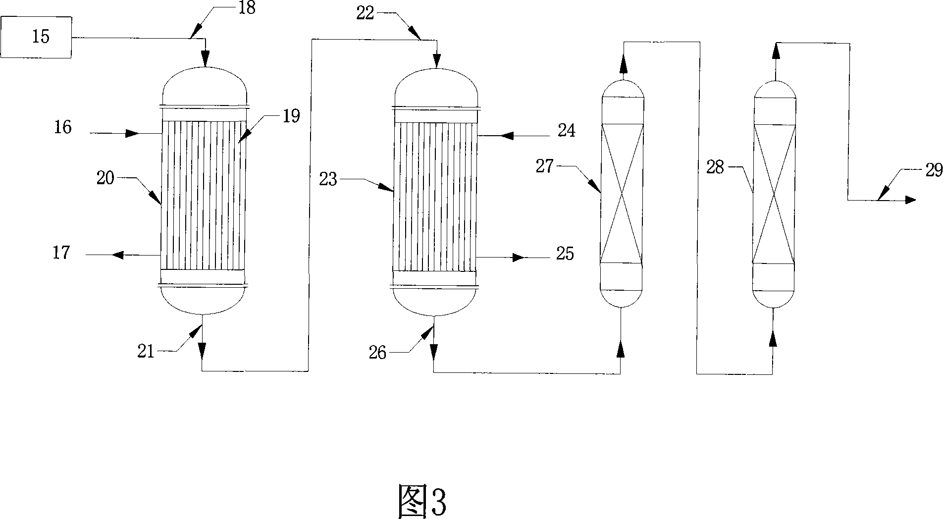 Ethanol dehydration technique adopting molecular sieve catalyst