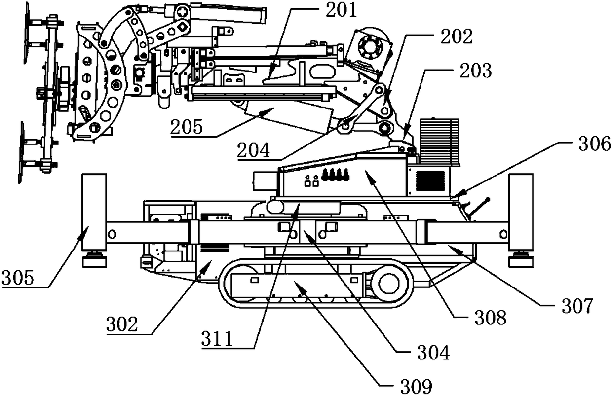 Multi-dimensional glass mounting robot