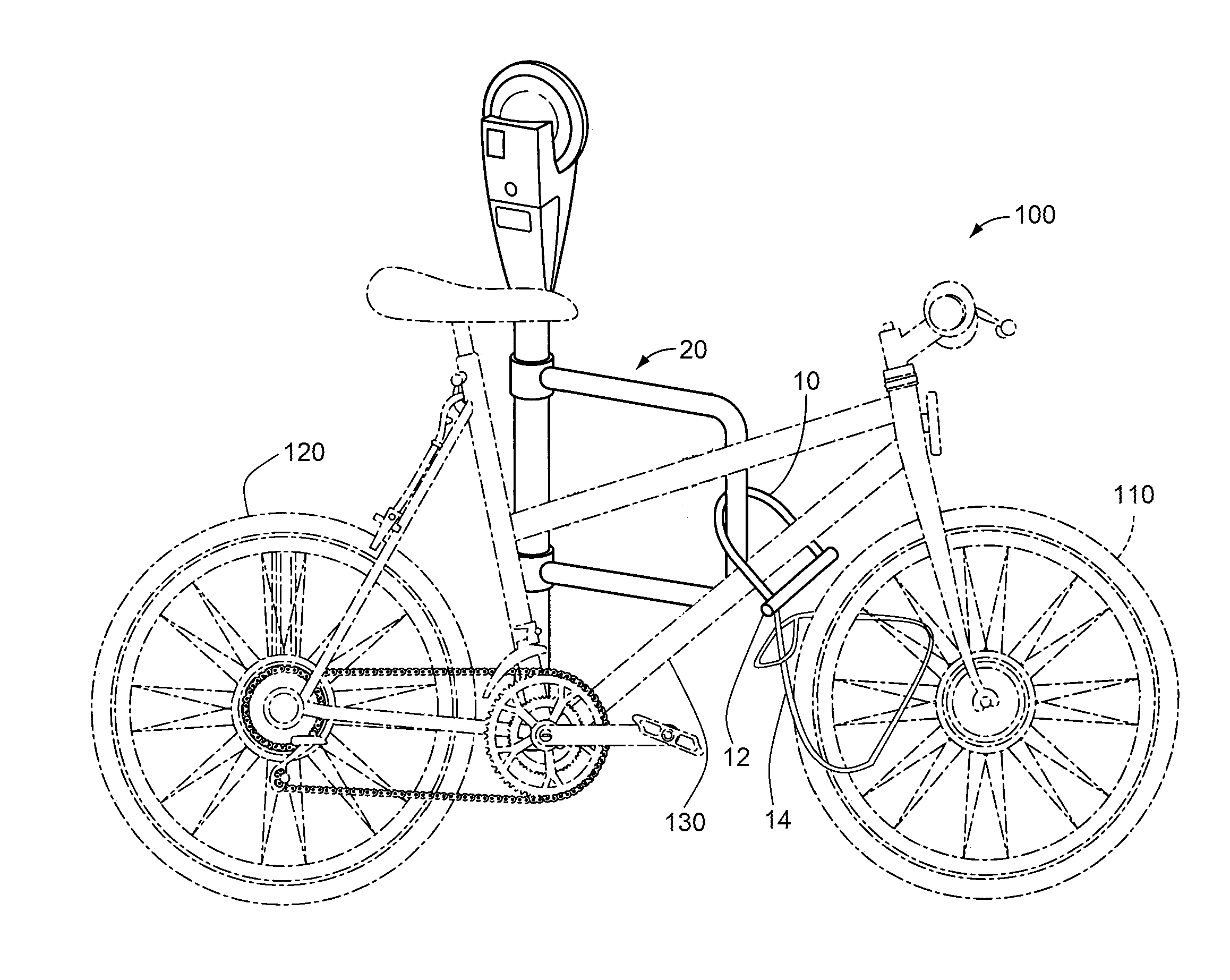 Bicycle and Lock for Deterring and Preventing Theft