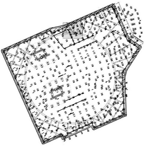 Deep foundation pit early warning processing method