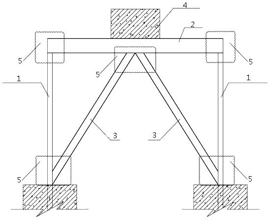 Deep foundation pit early warning processing method