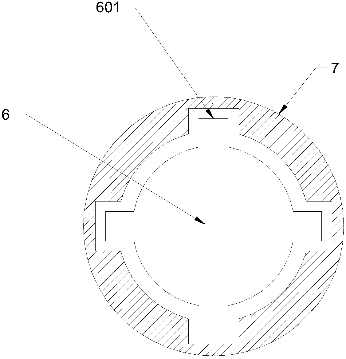 Press waste disposal device with metal recovery function