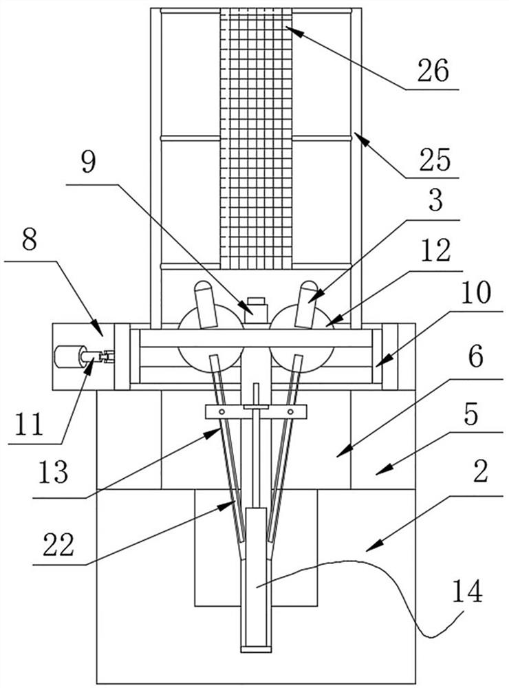 Rapid adjustment and calibration device for airplane photoelectric equipment