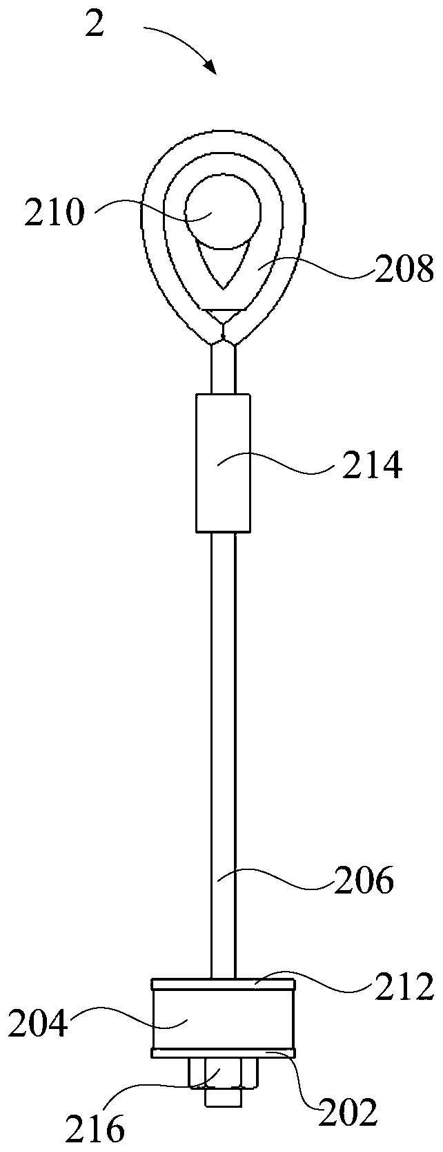 Bogie coupling device, bogie and monorail operation vehicle