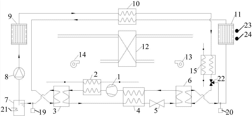 Membrane type liquid desiccant air conditioner