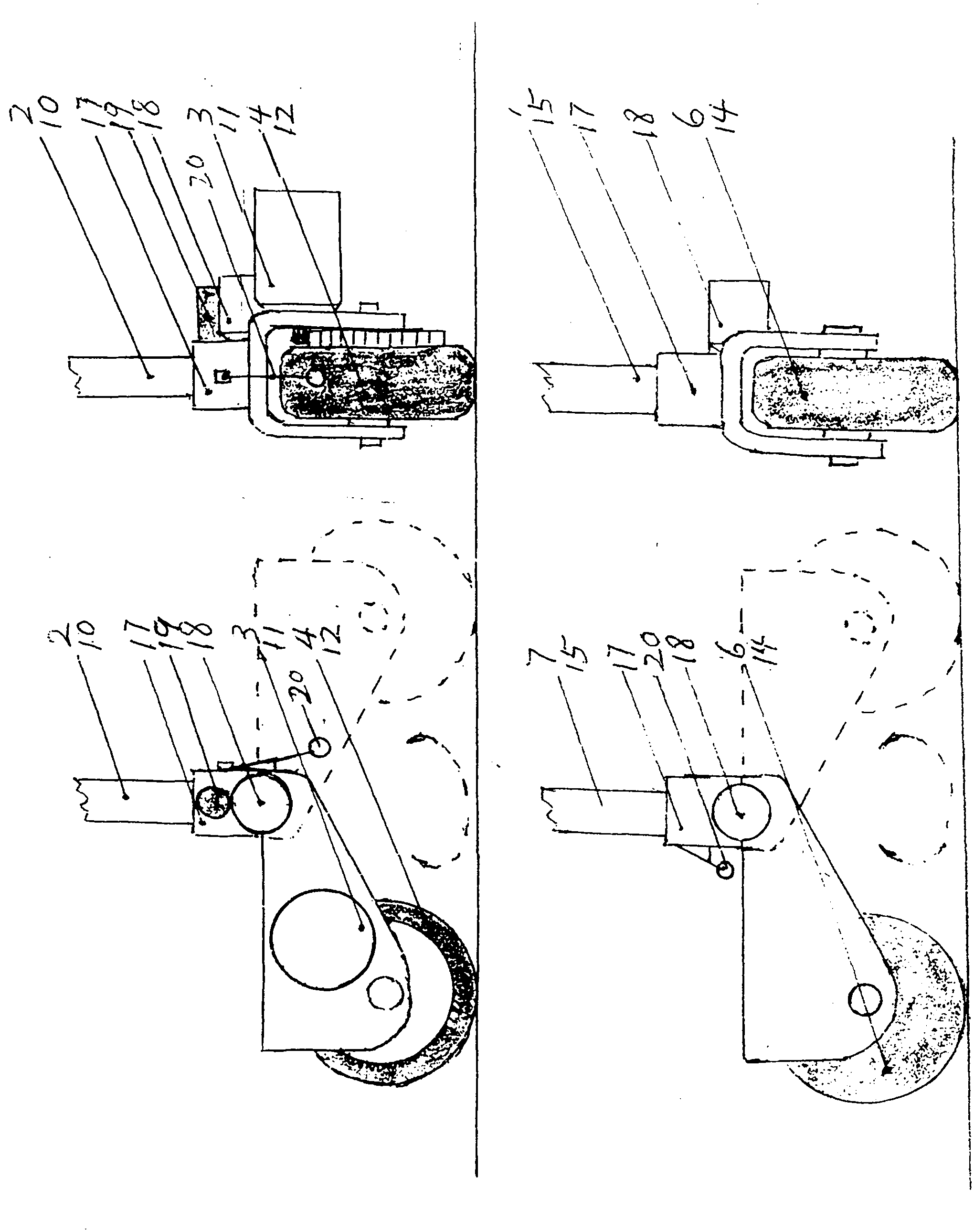 Energy-saving environment-friendly lifting and moving device for vehicle