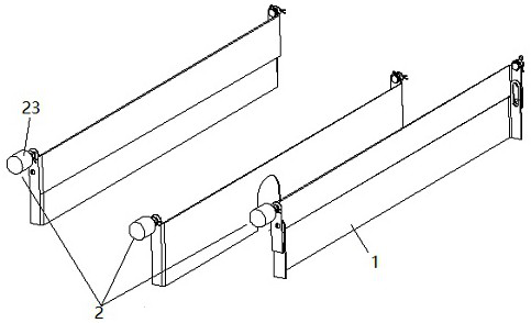 A Harvester Material Distribution Adjustment Mechanism