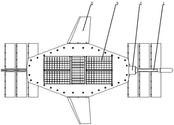 A webbed wing type wave energy underwater glide measurement platform and measurement method