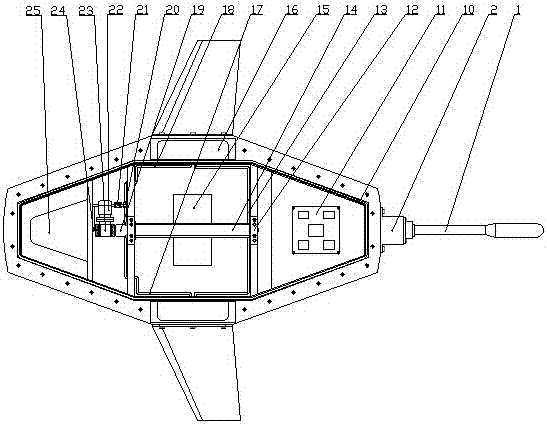 A webbed wing type wave energy underwater glide measurement platform and measurement method