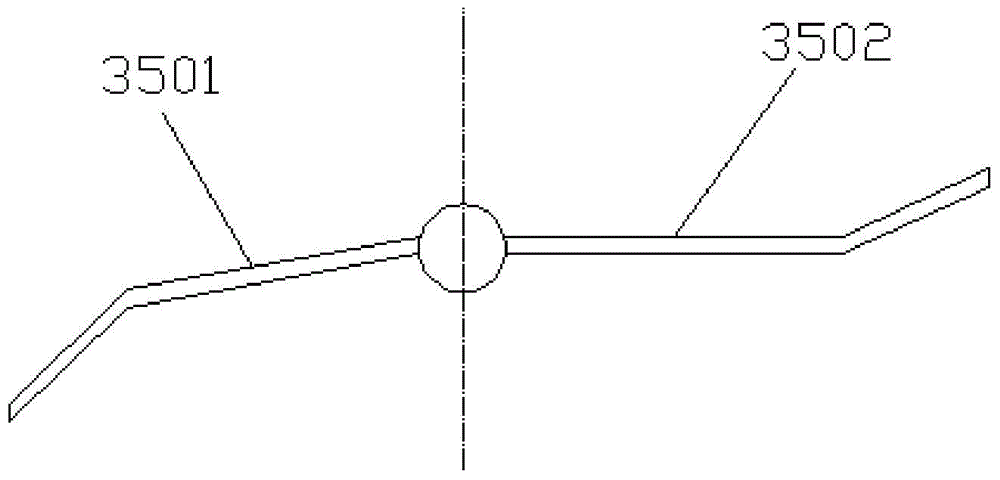 Fish pond bait throwing-in device