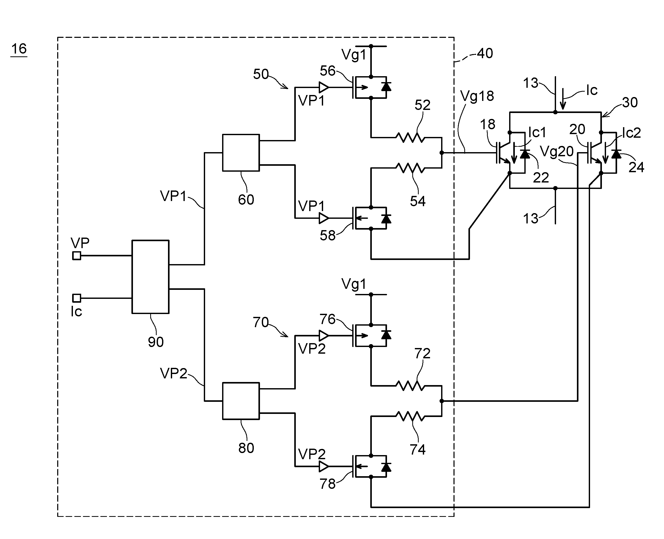 Switching circuit and semiconductor device