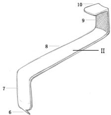 Set of appliances for posterior lumbar interbody minimally invasive fusion