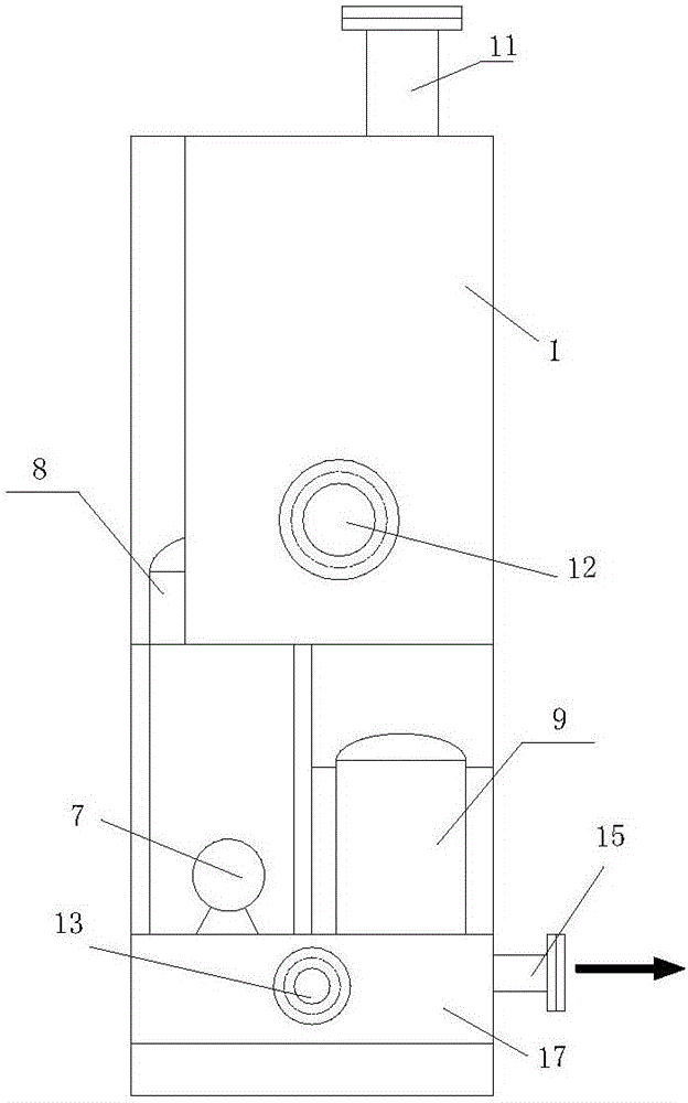 Integrated marine diesel engine exhaust-gas treatment apparatus