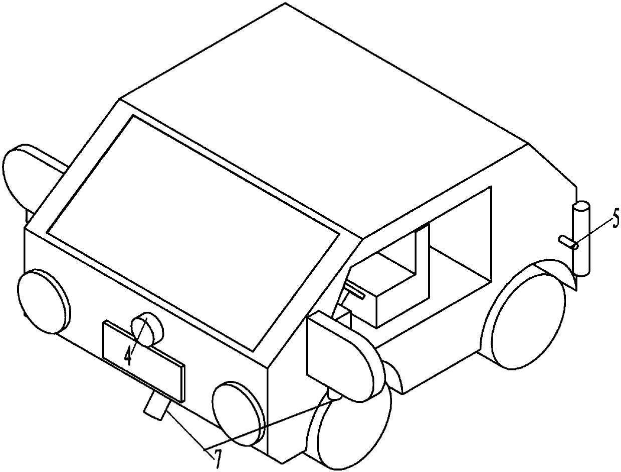 Intelligent auxiliary control method applied to passenger vehicle blind area