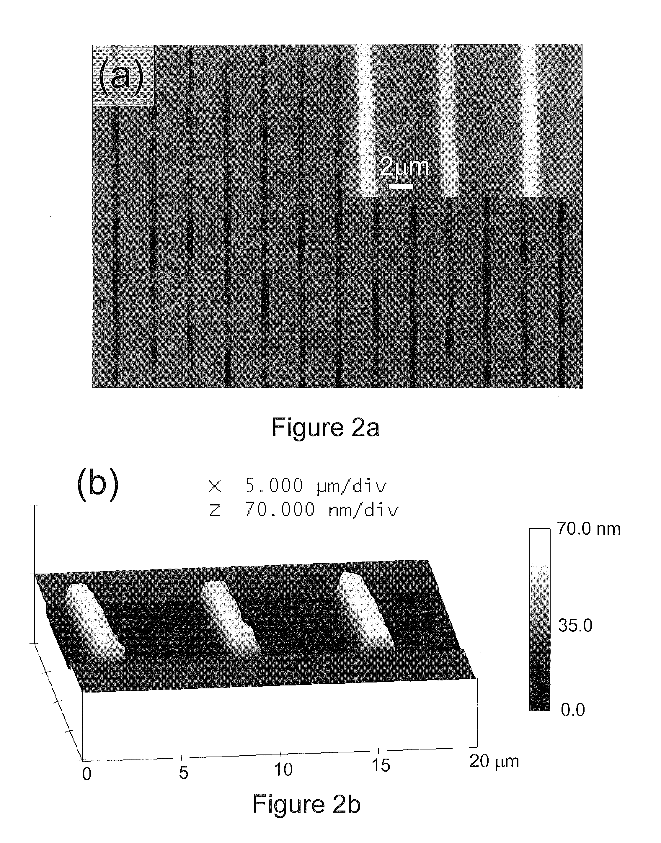 Method of Patterning an Electronig of Photonic Material