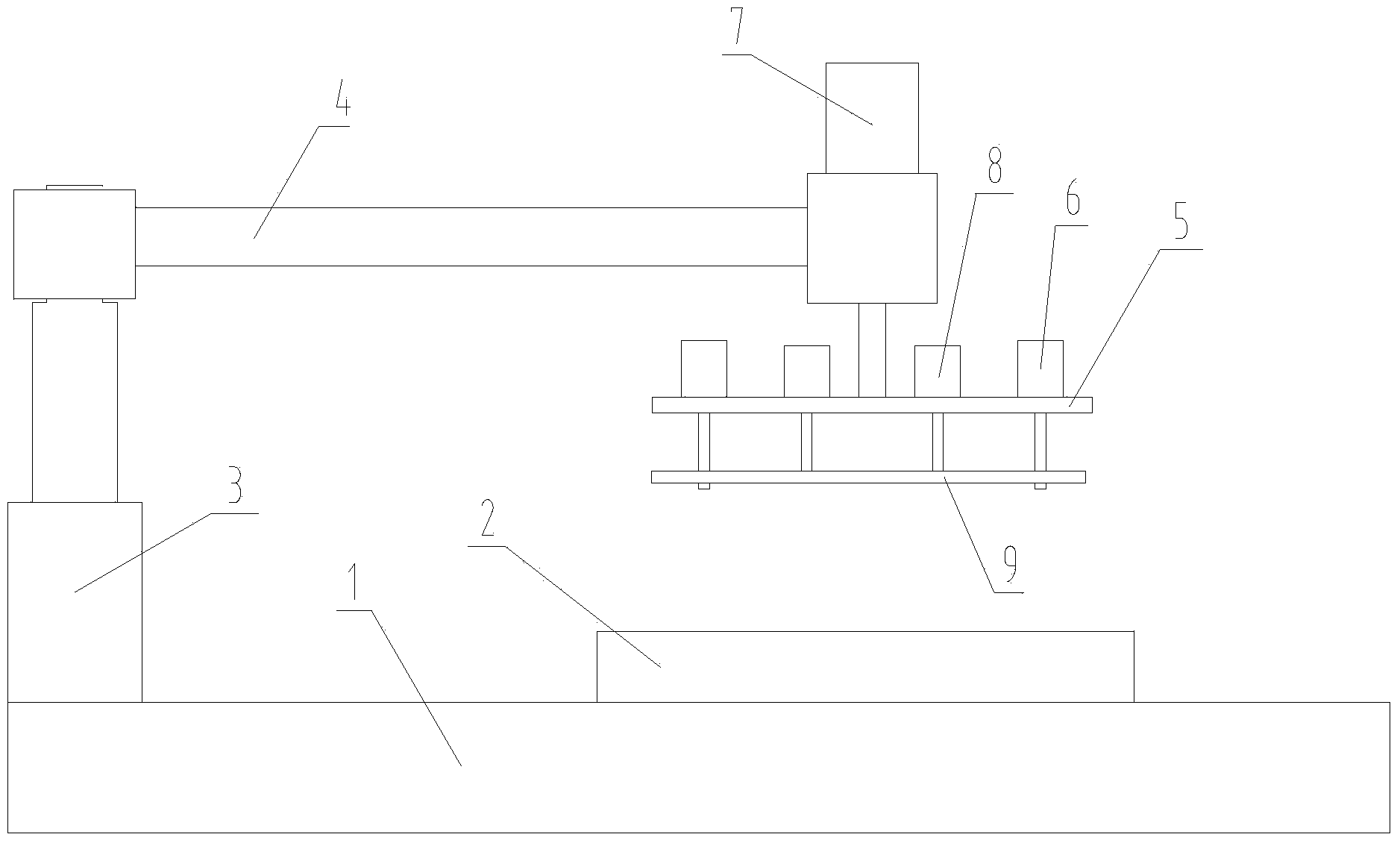 Wheel hub drilling device with accurate positioning