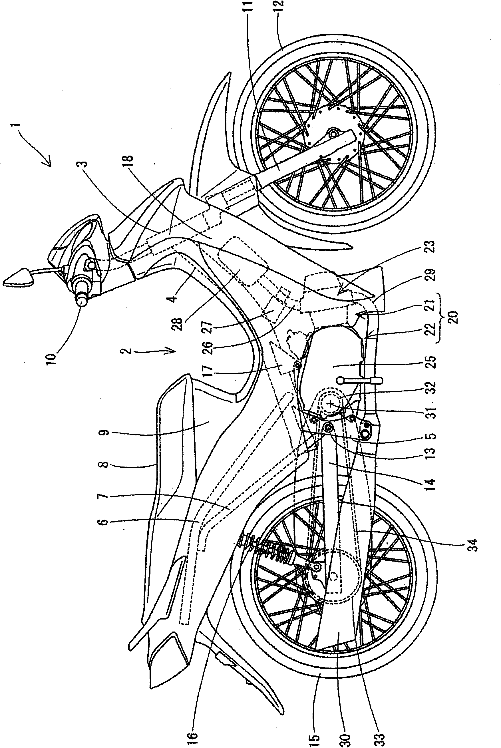 Power unit for vehicle