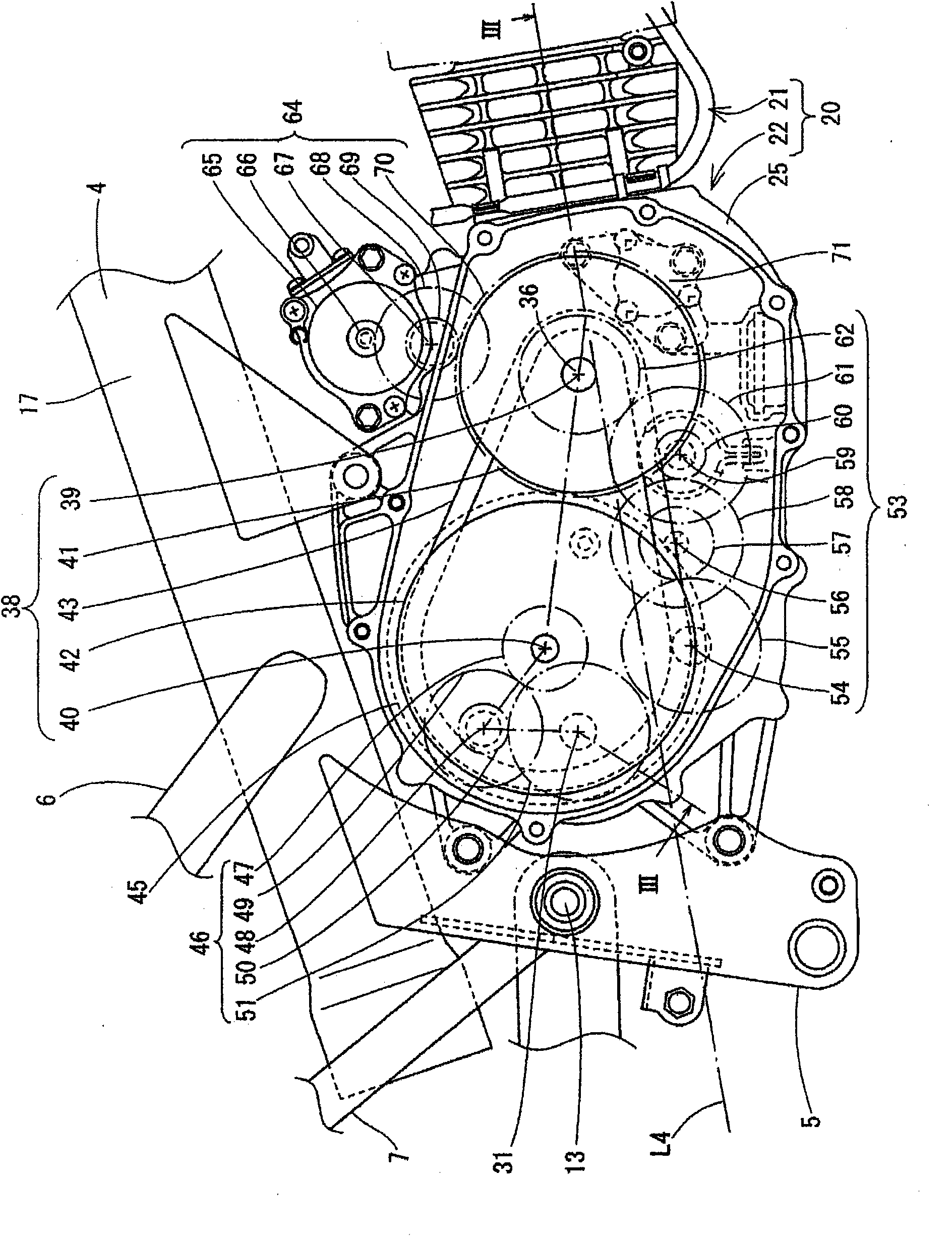 Power unit for vehicle