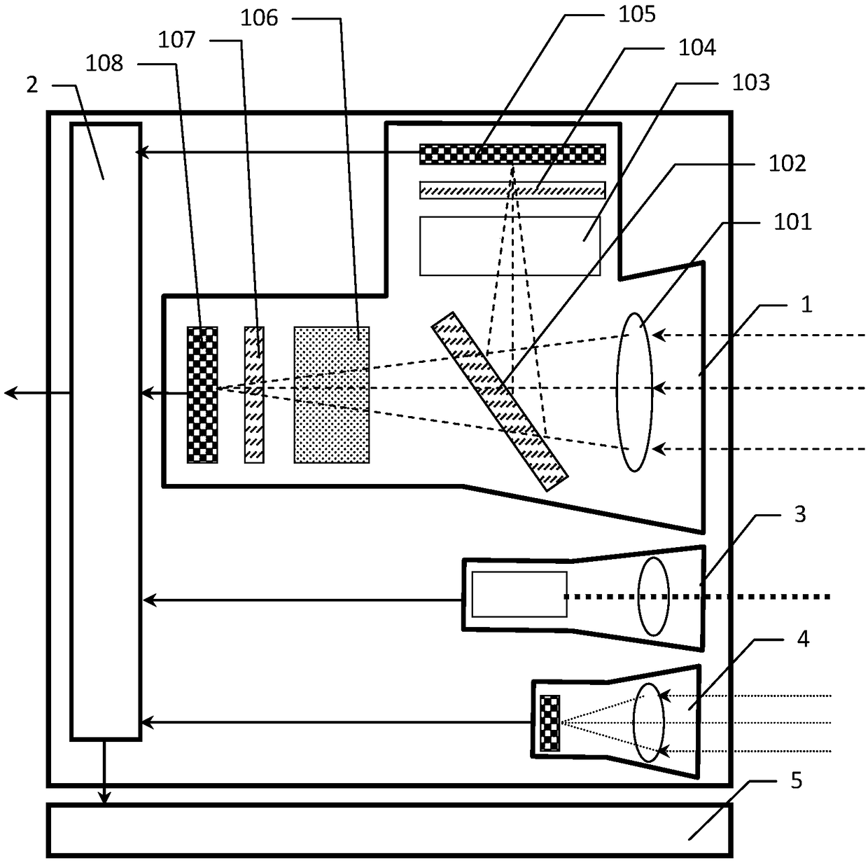 Imaging and remote sensing and monitoring device and method for pollution gas discharged by ship by differential absorption of filtering