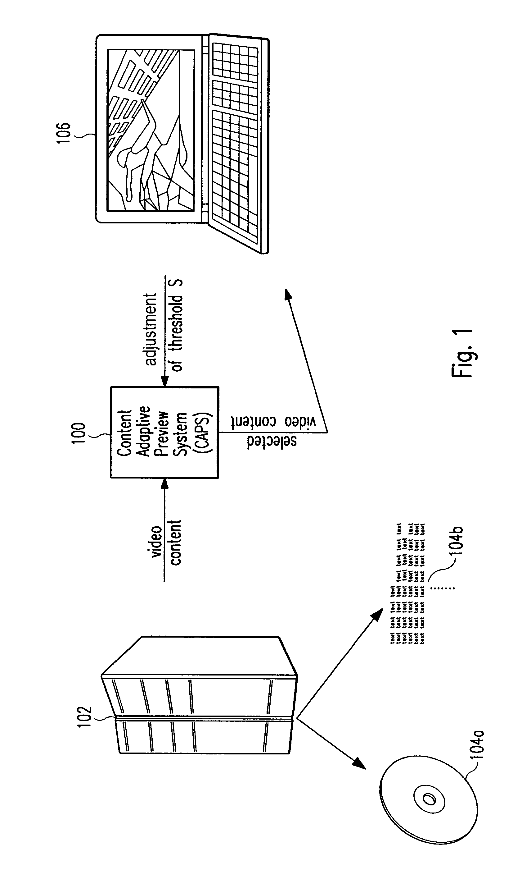 Redundancy elimination in a content-adaptive video preview system