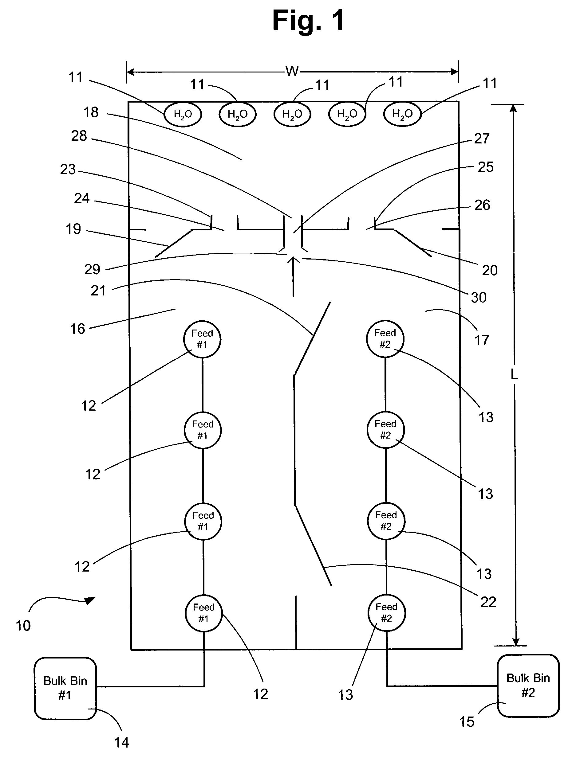 Livestock management system and method for split-weight feeding based on median weight of herd