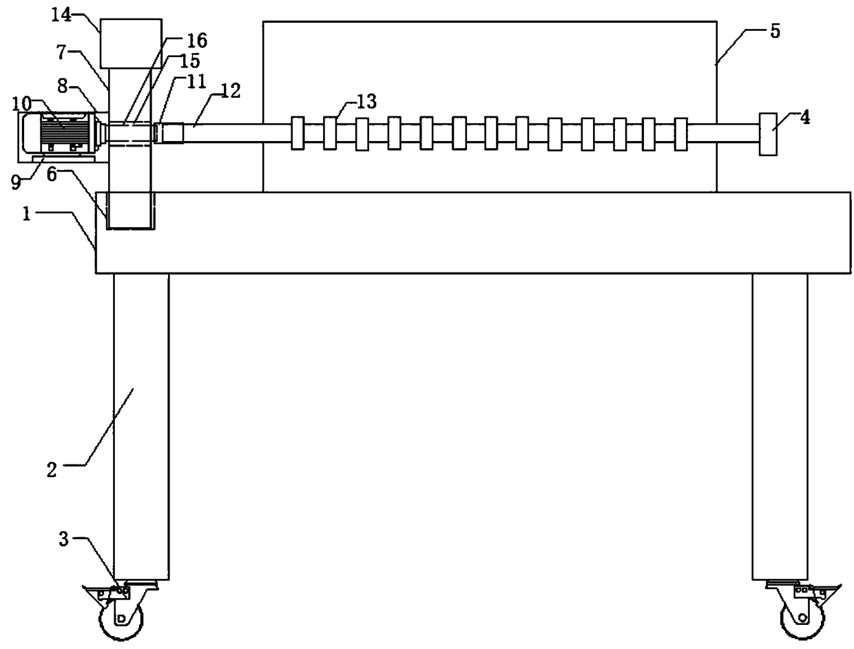 Cleaning device for automobile metal spare part