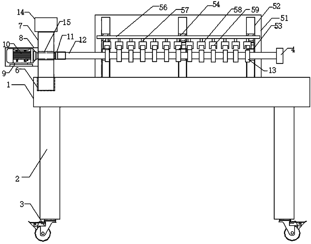 Cleaning device for automobile metal spare part