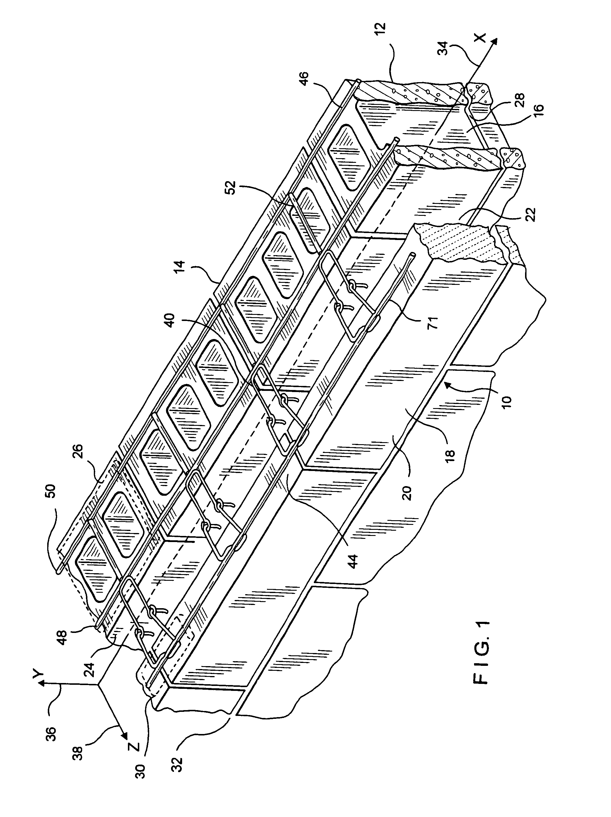 Snap-in wire tie