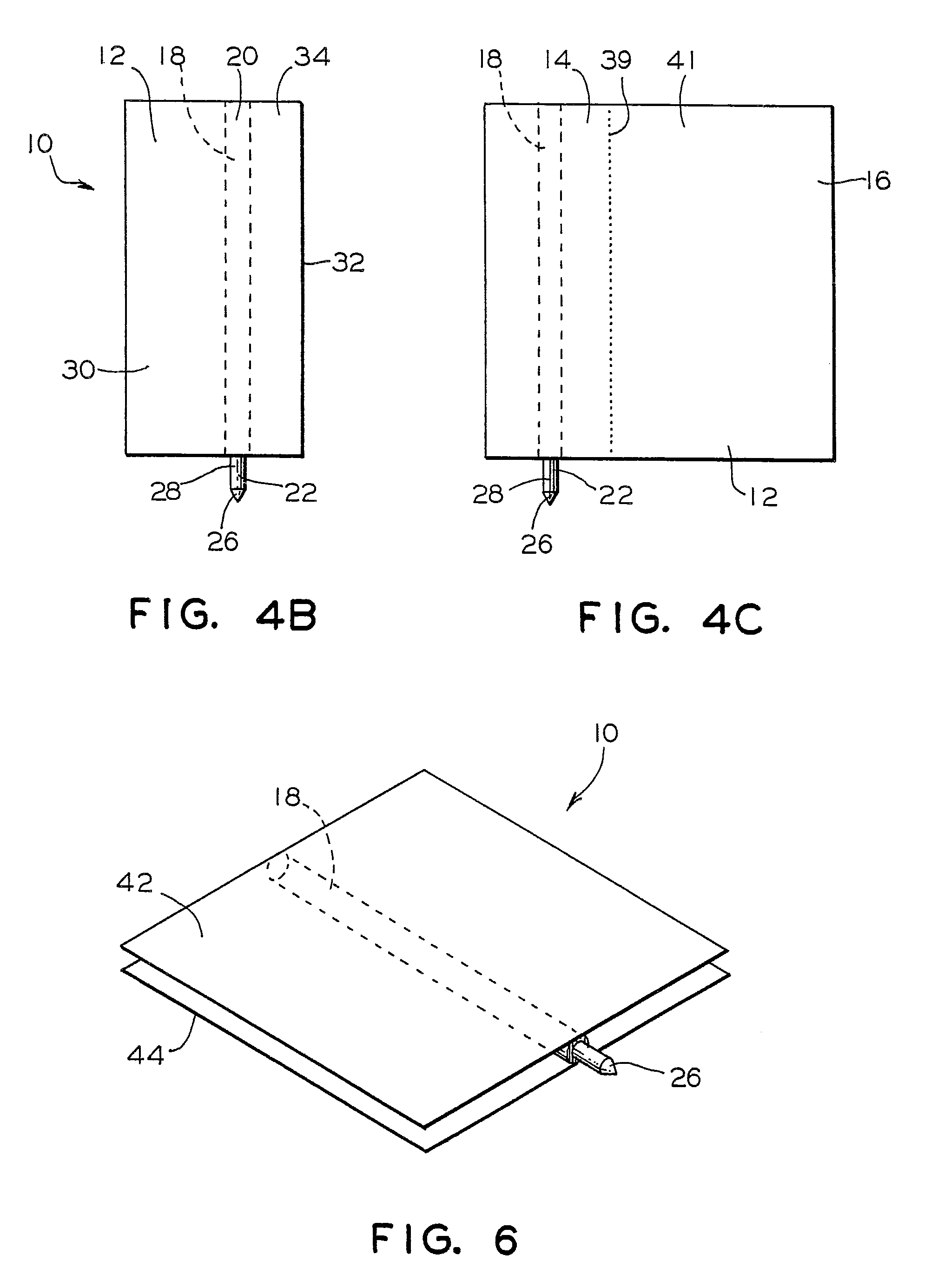 Sanitary disposable writing instrument, method of making and dispenser therefore