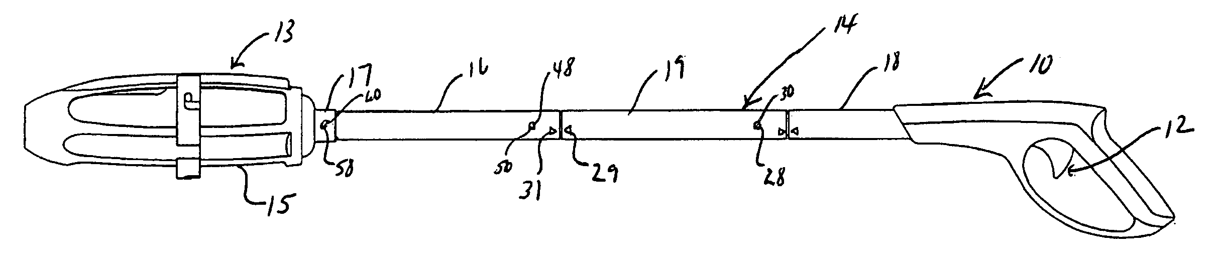 Detachable tube assembly