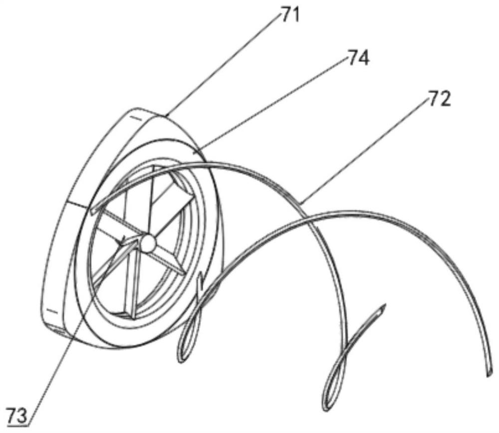 Flue gas denitration utilization device for waste heat boiler of gas turbine