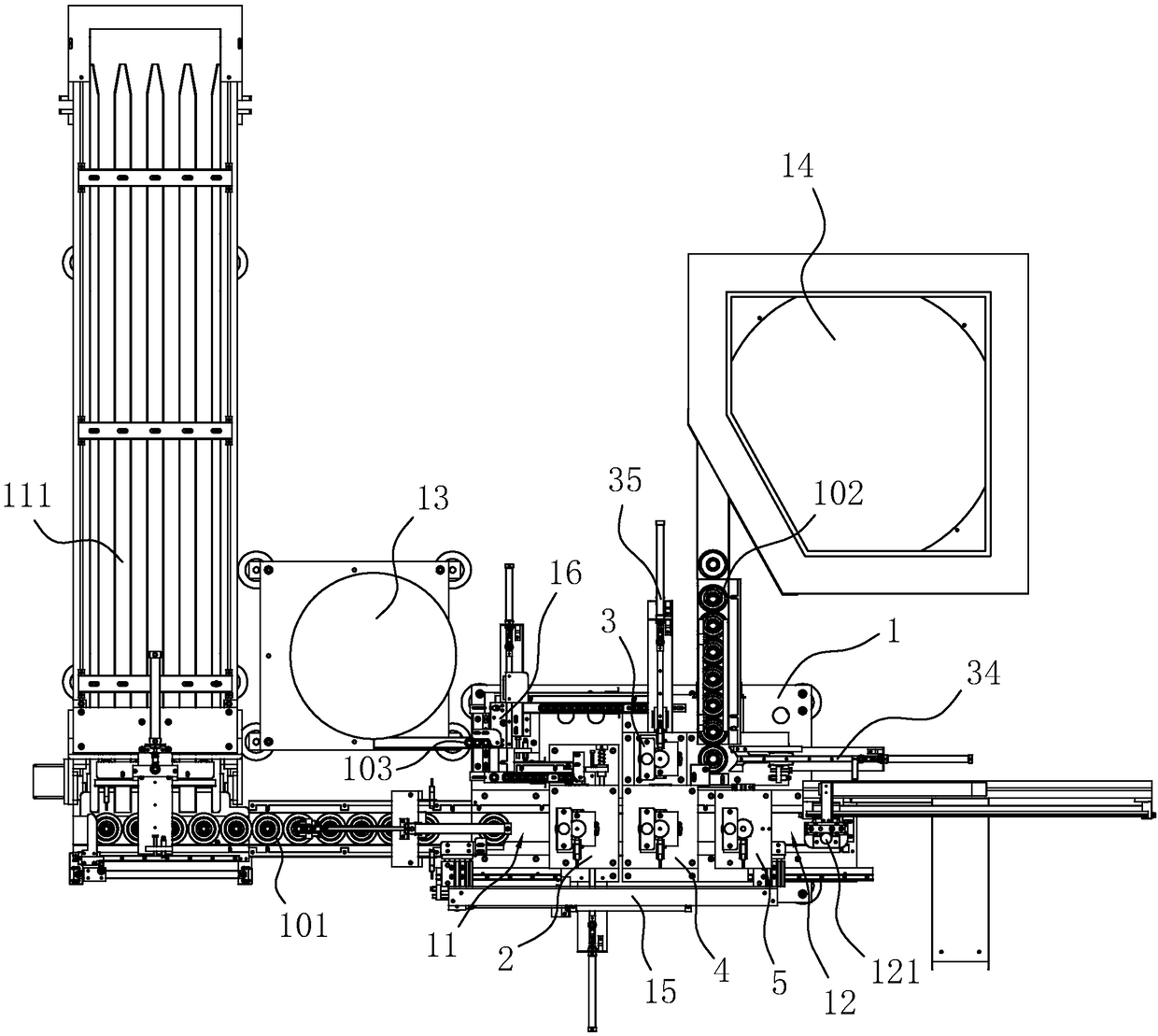 Shielding sleeve automatic assembly equipment