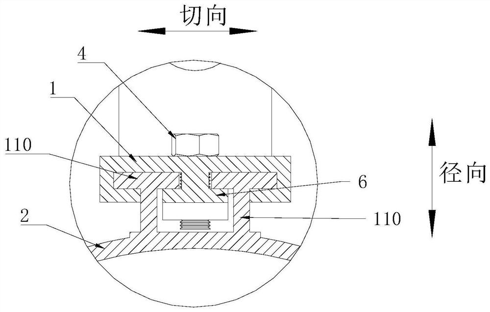 A kind of installation structure and its motor